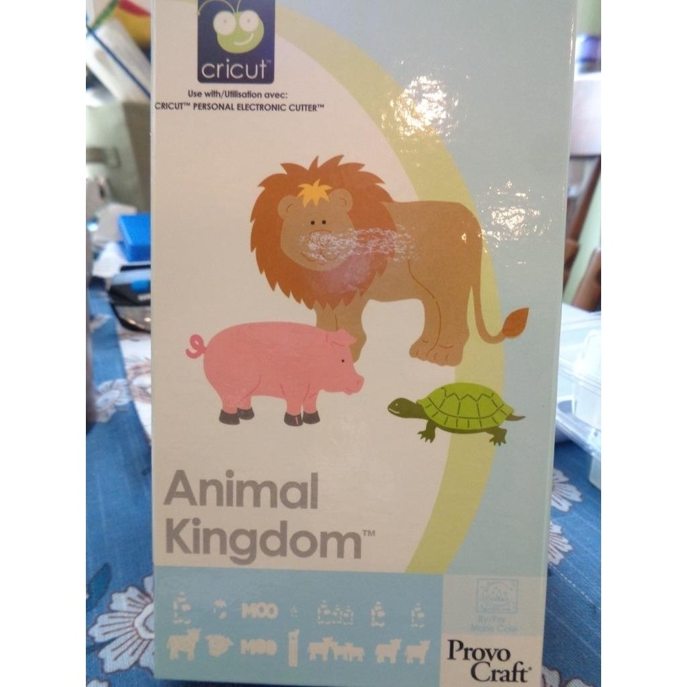 Cricut Die Cut Cartridge ANIMAL KINGDOM Scrapbooking